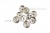 Кнопки пришивные 30 мм никель - купить в Сызрани. Цена: 18.68 руб.