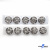 119-01 Кнопки пришивные декоративные металл 21 мм, цв.-никель - купить в Сызрани. Цена: 21.54 руб.
