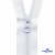 Спиральная молния Т5 501, 65 см, автомат, цвет белый - купить в Сызрани. Цена: 14.83 руб.