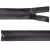 Молния водонепроницаемая PVC Т-7, 60 см, разъемная, цвет (301) т.серый - купить в Сызрани. Цена: 49.39 руб.