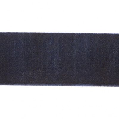 Лента бархатная нейлон, шир.25 мм, (упак. 45,7м), цв.180-т.синий - купить в Сызрани. Цена: 800.84 руб.