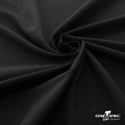 Плательная ткань "Невада", 120 гр/м2, шир.150 см, цвет чёрный - купить в Сызрани. Цена 254.22 руб.