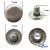 Кнопка металлическая "Альфа" с пружиной, 15 мм (уп. 720+/-20 шт), цвет никель - купить в Сызрани. Цена: 1 466.73 руб.