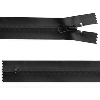 Молния водонепроницаемая PVC Т-7, 18 см, неразъемная, цвет чёрный - купить в Сызрани. Цена: 21.20 руб.