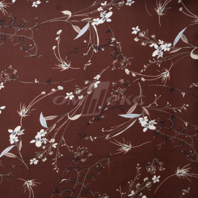 Плательная ткань "Фламенко" 2.2, 80 гр/м2, шир.150 см, принт растительный - купить в Сызрани. Цена 239.03 руб.