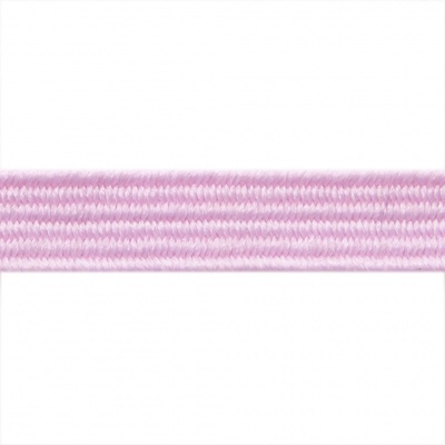 Резиновые нити с текстильным покрытием, шир. 6 мм ( упак.30 м/уп), цв.- 80-розовый - купить в Сызрани. Цена: 155.22 руб.