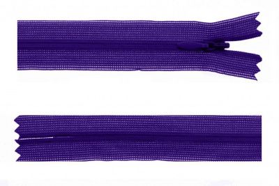 Молния потайная Т3 866, 50 см, капрон, цвет фиолетовый - купить в Сызрани. Цена: 8.62 руб.