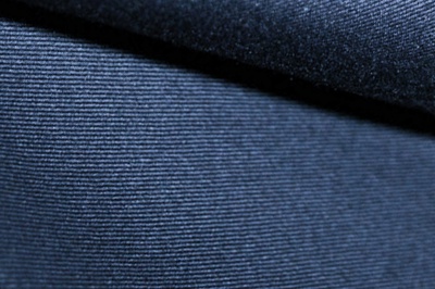 Ткань костюмная 8874/3, цвет темно-синий, 100% полиэфир - купить в Сызрани. Цена 433.60 руб.