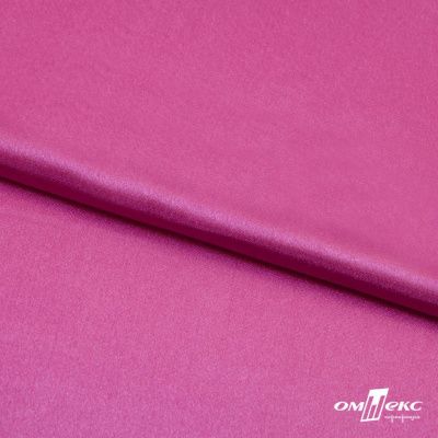 Поли креп-сатин 17-2627, 125 (+/-5) гр/м2, шир.150см, цвет розовый - купить в Сызрани. Цена 155.57 руб.