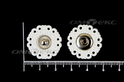 Кнопки пришивные №6 S20мм пластиковые белые - купить в Сызрани. Цена: 9.88 руб.