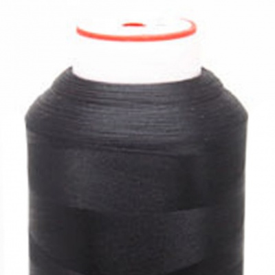 Нитки текстурированные некручёные, намот. 5 000 м, цвет чёрный - купить в Сызрани. Цена: 70.43 руб.