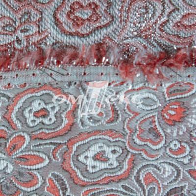 Ткань костюмная жаккард, 135 гр/м2, шир.150см, цвет красный№12 - купить в Сызрани. Цена 441.92 руб.