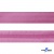 Косая бейка атласная "Омтекс" 15 мм х 132 м, цв. 135 темный розовый - купить в Сызрани. Цена: 225.81 руб.