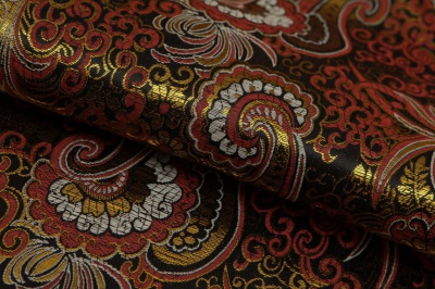 Ткань костюмная жаккард, 135 гр/м2, шир.150см, цвет бордо№6 - купить в Сызрани. Цена 441.95 руб.