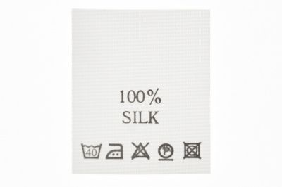 Состав и уход 100% Silk 200 шт - купить в Сызрани. Цена: 232.29 руб.
