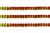 Пайетки "ОмТекс" на нитях, CREAM, 6 мм С / упак.73+/-1м, цв. 96 - красный - купить в Сызрани. Цена: 484.77 руб.