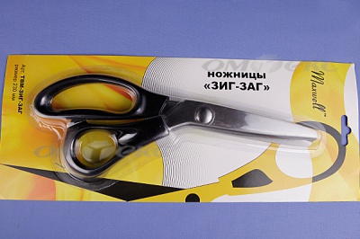 Ножницы ЗИГ-ЗАГ "MAXWELL" 230 мм - купить в Сызрани. Цена: 1 041.25 руб.