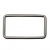 Рамка металлическая прямоугольная, 40 х 15 мм- тём.никель - купить в Сызрани. Цена: 4.60 руб.