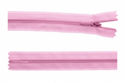 Молния потайная Т3 513, 60 см, капрон, цвет св.розовый - купить в Сызрани. Цена: 10.24 руб.