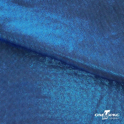 Трикотажное полотно голограмма, шир.140 см, #602 -голубой/голубой - купить в Сызрани. Цена 385.88 руб.