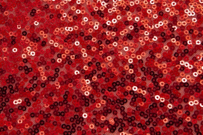 Сетка с пайетками №18, 188 гр/м2, шир.130см, цвет красный - купить в Сызрани. Цена 371 руб.