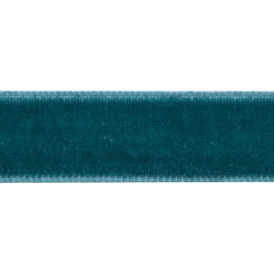 Лента бархатная нейлон, шир.12 мм, (упак. 45,7м), цв.65-изумруд - купить в Сызрани. Цена: 392 руб.