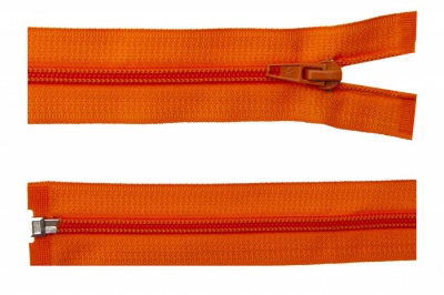 Спиральная молния Т5 849, 65 см, автомат, цвет оранжевый - купить в Сызрани. Цена: 14.68 руб.