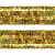 Тесьма с пайетками D16, шир. 20 мм/уп. 25+/-1 м, цвет золото - купить в Сызрани. Цена: 778.19 руб.
