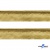 Кант атласный 136, шир. 12 мм (в упак. 65,8 м), цвет золото - купить в Сызрани. Цена: 433.08 руб.