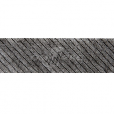 KQ217N -прок.лента нитепрошивная по косой 15мм графит 100м - купить в Сызрани. Цена: 2.27 руб.