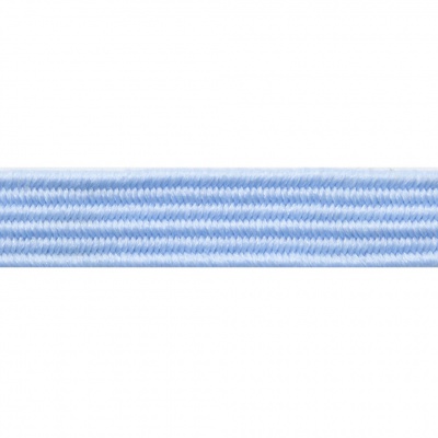 Резиновые нити с текстильным покрытием, шир. 6 мм ( упак.30 м/уп), цв.- 108-голубой - купить в Сызрани. Цена: 155.22 руб.