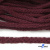 Шнур плетеный d-6 мм круглый, 70% хлопок 30% полиэстер, уп.90+/-1 м, цв.1070-бордовый - купить в Сызрани. Цена: 588 руб.